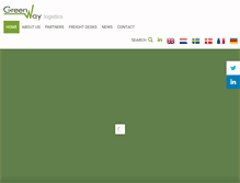 Tablet Screenshot of greenway-logistics.com